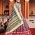 multicolor silk blend printed Lehenga set