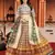 multicolor silk blend printed Lehenga set