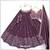 wine georgette embroidered Lehenga set
