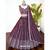 wine georgette embroidered Lehenga set