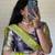 light purple silk blend woven Lehenga set