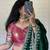 pink silk blend woven Lehenga set