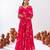 pink crepe printed Lehenga set