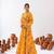 yellow crepe printed Lehenga set