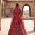 rani pink silk blend embroidered Lehenga set