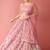 pink net embroidered Lehenga set
