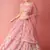 pink net embroidered Lehenga set