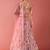 pink net embroidered Lehenga set