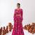 magenta crepe printed Lehenga set