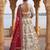 off white silk blend embroidered Lehenga set