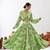 light green crepe printed Lehenga set