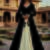 Black and Ivory Long Anarkali Lehenga