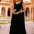 Black sequin Lehenga with choli and Dupatta