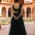 Black sequin Lehenga with choli and Dupatta