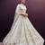 off white net embroidered Lehenga set