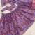 Purple Taby Silk Hand Embroidered Lehenga Set
