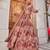 Mauve Printed Chiffon Lehenga Set