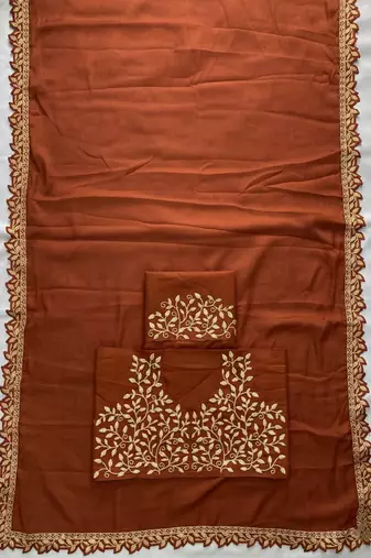 Womens party wear wedding collection silk saree