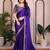 New trendy party wear soft sattin chiffon saree
