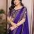 New trendy party wear soft sattin chiffon saree
