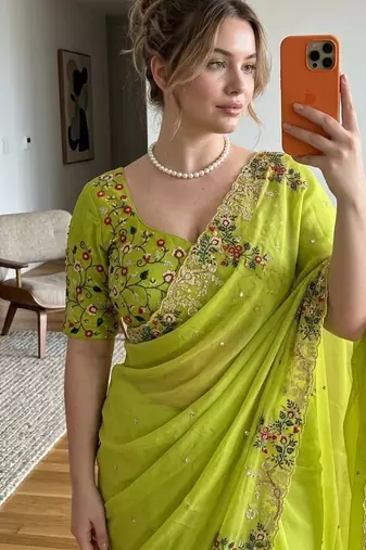 party wear saree
