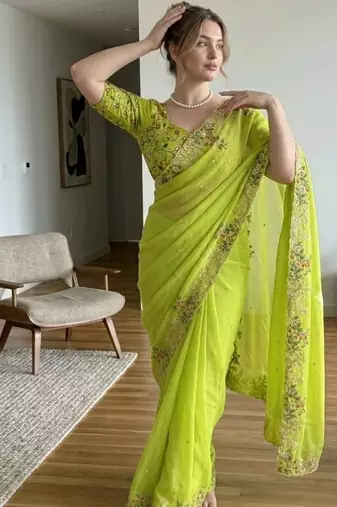 party wear saree