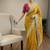 New trendy party wear soft sattin chiffon saree