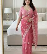  party wear soft net saree