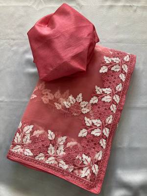 party wear soft net saree 3