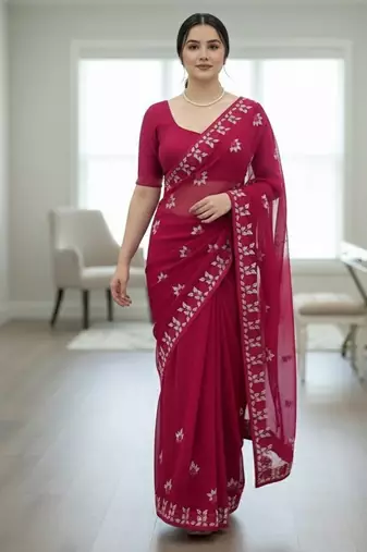  party wear soft net saree