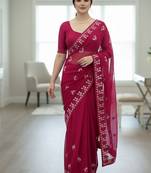  party wear soft net saree