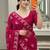 Womens latest stylish party wear soft net saree