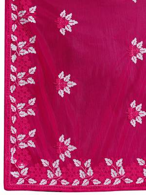party wear soft net saree 3