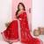 New womens latest party wear soft chiffon silk saree
