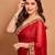 New trendy stylish party wear silk saree