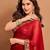 New trendy stylish party wear silk saree