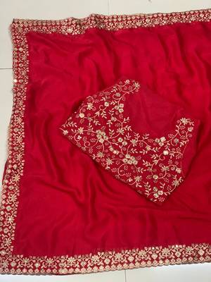 party wear silk saree 4