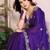New trendy party wear soft satin chiffon saree