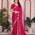 New trendy party wear soft satin chiffon saree