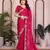  party wear soft satin chiffon saree