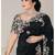 Womens new latest party wear soft georgette saree