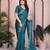 New trendy party wear soft satin chiffon saree