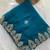 New trendy party wear soft satin chiffon saree