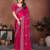 New trendy party wear soft satin chiffon saree