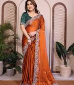  party wear silk saree