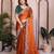 New trendy stylish party wear silk saree