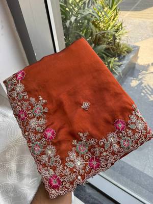 party wear silk saree 4