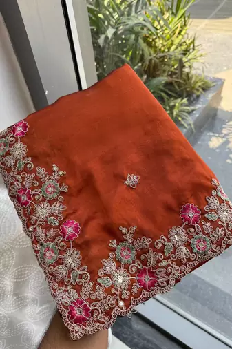 party wear silk saree