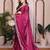 New trendy stylish party wear silk saree