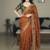 New trendy stylish party wear silk saree